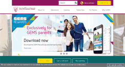 Desktop Screenshot of gemsmillenniumschool.com